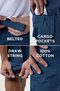 Short d'été pour homme à taille élastique, respirant, pour le sport, la randonnée, avec cordon de serrage, décontracté - Product Image 6