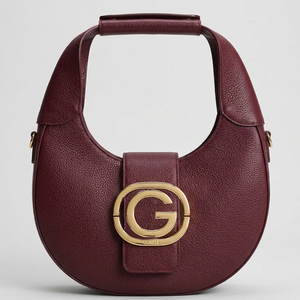 Bolso de Mano de Diseño Nuevo y Lujoso para Mujer, Estilo Media Luna, Textura de Cuero Retro, Marca Original Personalizada - Product Image 2