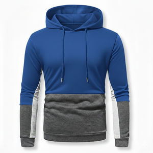 Sudadera con Capucha Personalizada con Logotipo para Hombre, Ropa Deportiva Ecológica, 100% Poliéster, Forro Polar Técnico, Cierre Completo, Diseño sin Forro, Cuello con Capucha, Lisa - Product Image 5