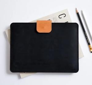 Funda de Piel Auténtica para Portátil, Estilo Vintage, con Logotipo Personalizado al por Mayor, Duradera, para MacBook Air Pro de 13 Pulgadas LS-0220 - Product Image 1