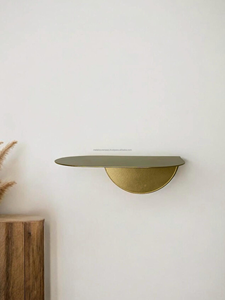 Étagère flottante pour salle de bain, cuisine, salon, étagère murale en métal classique, plante, artisanat de qualité supérieure, polie, durable, montage mural - Product Image 5