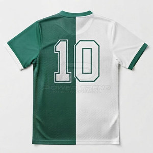 Private Label Sportswear <b>Mesh</b> Football Jersey Custom Printed Polyester Team Shirt For Football Club And Academy - Product Image 2