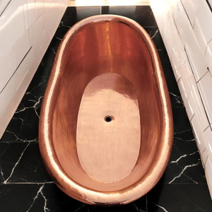 Proveedor de bañeras de cobre en India, exportador de bañeras de cobre hechas a mano, bañera de cobre sólido. - Product Image 6