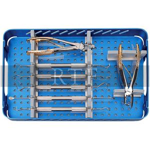 Kit d'outils orthodontiques Ensemble d'instruments vétérinaires de chirurgie dentaire RAW à FINE - Product Image 3