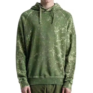Chándal de invierno para hombre estilo fábrica, con capucha, lavado ácido, tallas grandes, 100% algodón, hecho a medida, diseño 2 en 1, alta calidad, venta al por mayor - Product Image 3