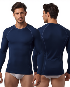 เสื้อแรชการ์ดผู้ชายแบบยืดหยุ่นสำหรับเล่นกีฬา - Product Image 1