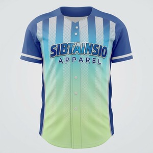 Maillot de baseball vierge pour hommes en gros, uniforme de softball personnalisé, vêtements de baseball imprimés numériquement, logo et numéro personnalisés - Product Image 4