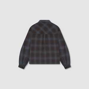 Men's Plaid <b>Flannel</b> Turn-down Collar Oversized Button-Up Cotton Spandex Blend Shirt <b>Jacket</b> Chest Pocket Custom OEM ODM Wholesale - Product Image 2
