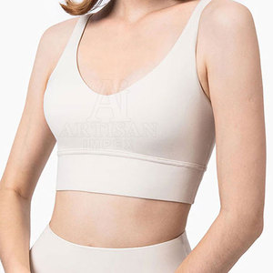 Conjunto de Top Corto de Punto Blanco de Color Sólido con Cuello Redondo y Leggings de Cintura Alta para Yoga y Fitness para Mujer - Product Image 5