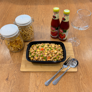 Couvercle jetable compostable de 38 oz à compartiment unique, en PP de qualité alimentaire, écologique, biodégradable, sans BPA, compatible micro-ondes, pour plats à emporter - Product Image 2