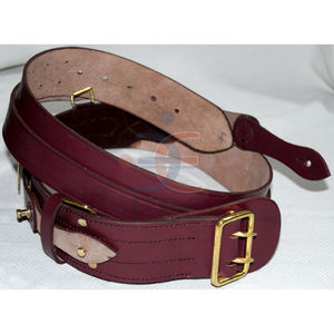 Ceinture Sam Browne réglable de luxe sangle croisée pour para officiers ceinture Sambrown Repro - Product Image 3