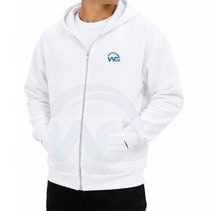 Sudadera con Cremallera Completa a Precio de Mayoreo, 100% Algodón, Corte Regular, Bolsillo Frontal, Ecológica, de Secado Rápido y Transpirable, Unisex - Product Image 3