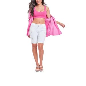 Taille haute Denim Shorts femmes grande taille mode nouveau décontracté Slim jean court lavé Sexy femme été Denim Shorts de BD - Product Image 1