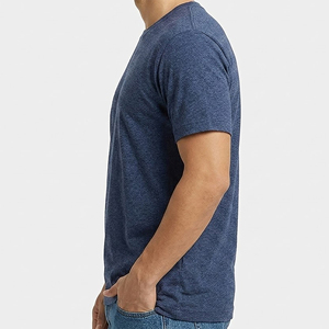 Camiseta de Alta Calidad para Hombre, Estilo Urbano, Ligera, Corte Holgado, con Logotipo Personalizado Serigrafiado, Transpirable, para Verano - Product Image 2