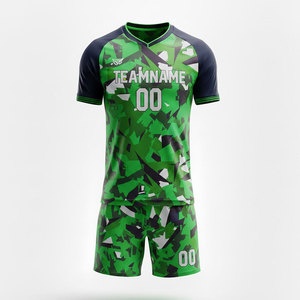 Ensemble de maillots de football personnalisés, uniforme d'équipe, shorts respirants, tissu à séchage rapide, vêtements d'entraînement professionnels pour les matchs - Product Image 1