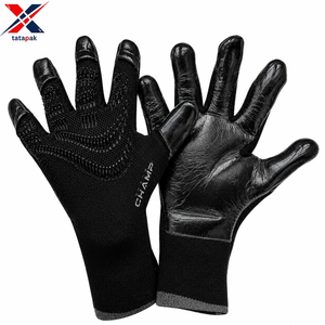 Gants de gardien de but en caoutchouc unisexes pour adultes de haute qualité, respirants, coupe-vent, à doigts complets, antidérapants, avec fermeture auto-agrippante, les plus vendus - Product Image 6