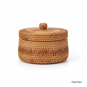 Grand panier de rangement en rotin naturel fait main, écologique, organisateur de maison, vente en gros directe d'usine, OEM - Product Image 4