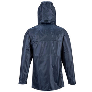2026 Winter Hooded Front Logo 100% Polyester <b>Lightweight</b> Breathable Eco-Friendly Casual <b>Rain</b> <b>Jacket</b> - Product Image 6