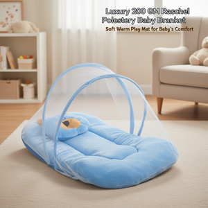 Manta de Bebé de Lujo de 200 GSM, de Poliéster Raschel, Suave y Cálida, Tapete de Juego para la Comodidad del Bebé - Product Image 3