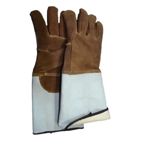 Gants de soudeur en cuir de vachette, protection industrielle, gants de sécurité avec protection des mains pour les travaux de soudage - Product Image 1