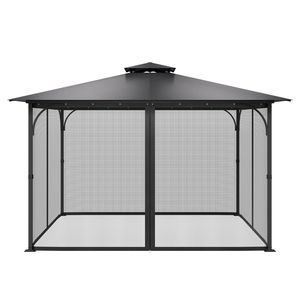 Rete di Ricambio per Gazebo 12 X 12 X 7.5 FT, Rete a 4 Pannelli per Pareti Laterali per la Maggior Parte dei Gazebo da Giardino e Patio - Product Image 1