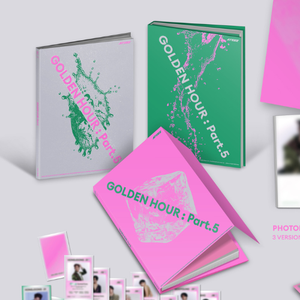 ATEEZ GOLDEN HOUR ตอนที่ 5 [เวอร์ชั่น Z] (GREEN) อัลบั้มภาพถ่ายเคป๊อปแบบซีล พร้อมซีดี, โปคา - Product Image 4