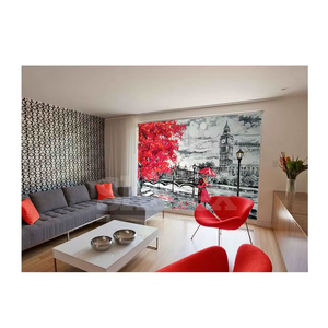 Murale Classique Traditionnelle pour Hôtels : Amélioration d'Intérieur, Design Mural d'Accent Artisanal, Écologique, Résistant à l'Eau, Stratifié, pour Écoles - Product Image 3