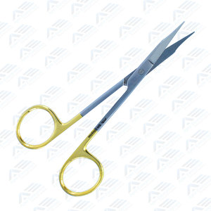 Ciseaux d'opération pour pansements Ciseaux TC Kelly Ciseaux à manche doré pointu Instruments dentaires chirurgicaux TC pour la coupe de précision - Product Image 4