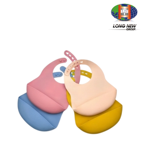 LONGNEW Waterproof PP Plastic Baby Bib | Reusable Feeding Bib for Infants & Toddlers - Product Image 3