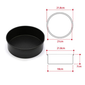 Molde para Pastel Alto de 21 cm, Tamaño Familiar, Antiadherente de PTFE, Ecológico, Apto para Lavavajillas, de Acero Inoxidable, para Pasteles en Capas - Product Image 6