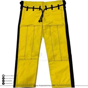 Kimono de Jiu Jitsu Mawra de Primera Calidad, Preencogido, Tejido de Perlas, 100% Algodón, Bordado Personalizado, Forro Sublimado, Ligero - Product Image 4