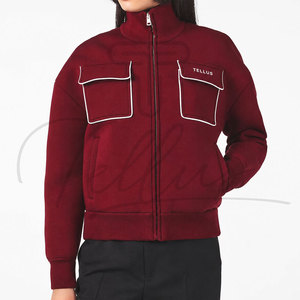 Chaqueta Bomber de Primera Calidad para Mujer, Chaqueta Bomber Personalizada de Invierno, Resistente al Viento, Informal - Product Image 1