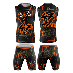 Uniforme de Fútbol Americano 7V7, Uniforme de Fútbol Americano Sublimado 7v7, Superventas, Mejor Calidad, Logotipo Personalizado Impreso, Transpirable - Product Image 5