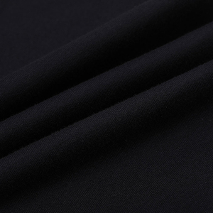 Sweat-shirt unisexe en coton noir à col rond, manches longues, couleur unie, décontracté, pour l'automne, coupe classique, poids moyen 320 g/m² - Product Image 6