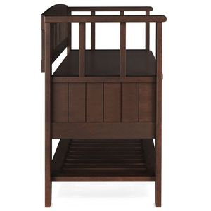 Panca portaoggetti da ingresso Acadian con ripiano integrato per camera da letto - Product Image 2