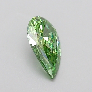 Diamante Cultivado en Laboratorio con Certificado IGI, Corte Pera, 1.00 Quilates, Verde Intenso, Claridad VS2, Pulido Muy Bueno, Gema de Joyería de Lujo - Product Image 3