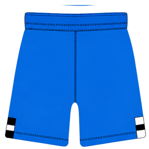 Pantalones Cortos de Rugby Azul Rey y Negro con Cintura Elástica y Cordón, Uniforme de Equipo a Rayas, Personalizables, Transpirables, para Entrenamiento y Rendimiento Atlético - Product Image 2