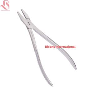 Pinzas Manuales de Punta Plana para Alambre K de BISONS, Acero Inoxidable, Certificación CE, Instrumento Quirúrgico Ortopédico - Product Image 3