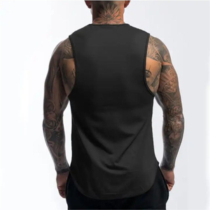 เสื้อกีฬาดีไซน์ยอดเยี่ยม เสื้อกล้ามผู้ชายสุดฮิต เสื้อยืดผู้ชายยืดหยุ่นสำหรับฤดูร้อน เสื้อออกกำลังกายระบายอากาศ เสื้อกล้ามผู้ชาย - Product Image 3