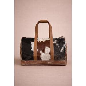 Bolsa de Viaje de Piel Auténtica de Estilo Vintage con Pelo, Ligera y Duradera, para Profesionales, Equipaje de Mano - Product Image 5