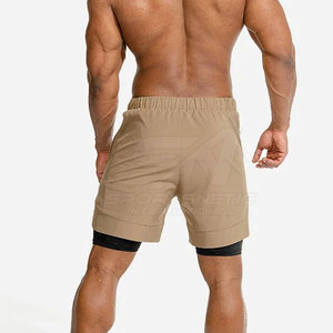 Shorts de course confortables pour hommes, matériau flexible, idéal pour la remise en forme, les exercices, la course à pied, les sports et les séances d'entraînement - Product Image 3