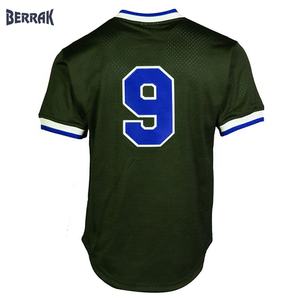 Maillot de baseball à manche longue pour hommes, t-shirt de base-ball, à col ras du cou - Product Image 6