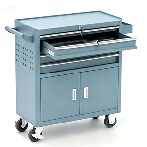 Garage Rolling Lockable Metal 4-Drawer <b>Tool</b> <b>Cabinet</b> OEM/ODM Option 300kg Load Capacity Modern Design Mobile Utility Cart Keyed - Product Image 1
