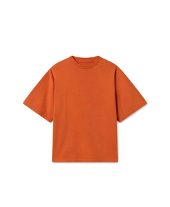 T-shirt graphique oversize pour homme en coton, coupe carrée, col rond, épaules décontractées, manches courtes, style streetwear décontracté, t-shirt vierge, vente en gros - Product Image 1