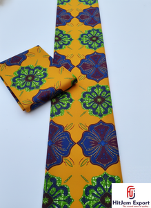 Tissu en coton Ankara authentique du Ghana, imprimé wax africain, pour vêtements de filles et artisanat fait main - Product Image 6