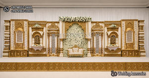 Decoración de Palmeras para Escenarios de Boda Canadienses, Palmeras con Acabado Blanco para la Elegancia del Escenario de Recepción, Decoración de Palmeras para Escenarios de Boda - Product Image 5