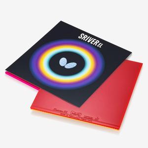 PROMO pour le caoutchouc de tennis de table EL 05380 Équilibre, vitesse, rotation, contrôle Fabriqué au Japon Rouge Noir - Product Image 1