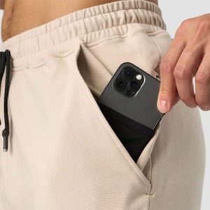 Pantalones de chándal para hombre, estilo baggy, de pierna recta, oversize, de felpa francesa, de algodón de alto gramaje, ecológicos, transpirables, con efecto descolorido por el sol y corte acampanado - Product Image 4