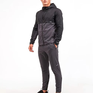 2026 Custom Men Oversized Fit Polyester <b>Wind</b> <b>Breaker</b> Outerwear Sets Windbreaker Active Tops Nylon Track Pants Suit Tracksuits - Product Image 3