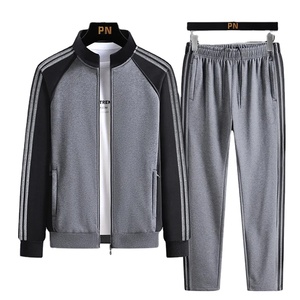 Conjunto de sudadera con capucha y pantalones de chándal Conjuntos deportivos para correr Chaqueta de moda + Pantalones Ropa deportiva Chándal de manga larga Ropa de talla grande para hombres - Product Image 1